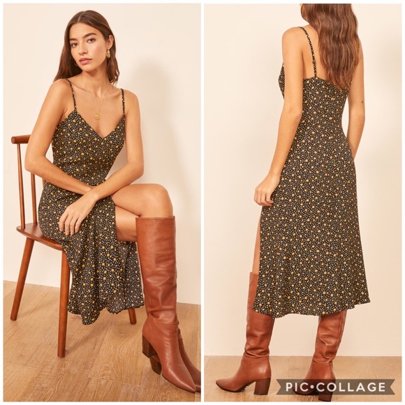 Reformation Crimini Carolina Floral Midi Dress - Picture 2 of 6